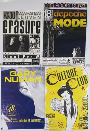 1980s concert posters