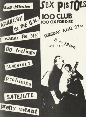 sex pistols 1976 poster