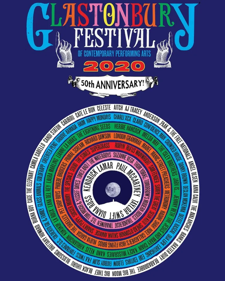glastonbury festival street poster