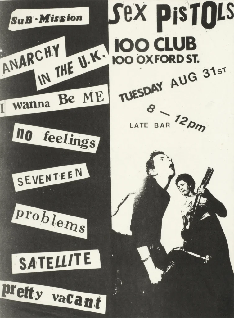 sex pistols 1976 poster