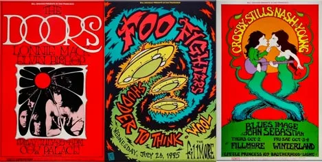 vintage band posters