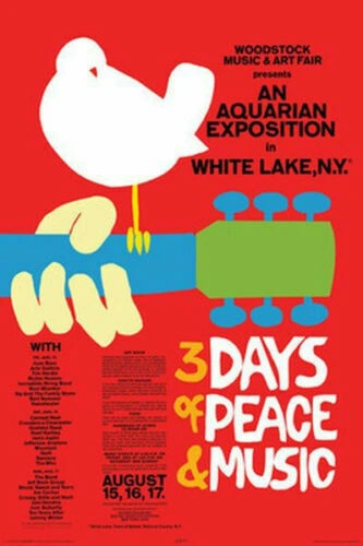 woodstock street poster