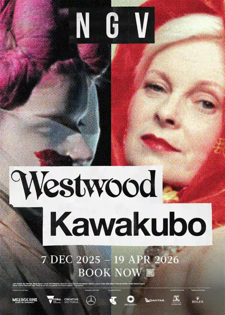 National Gallery of Victoria Westwood Kawakubo Street Poster