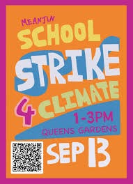 School Strike 4 Climate - handmade poster