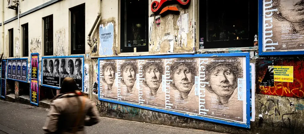 Standard Street Poster In-Site NGV Rembrandt