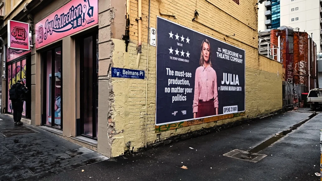 Melbourne Theatre Company - billboard campaign 2025