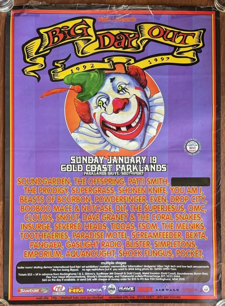 Big Day Out 1997 Poster
