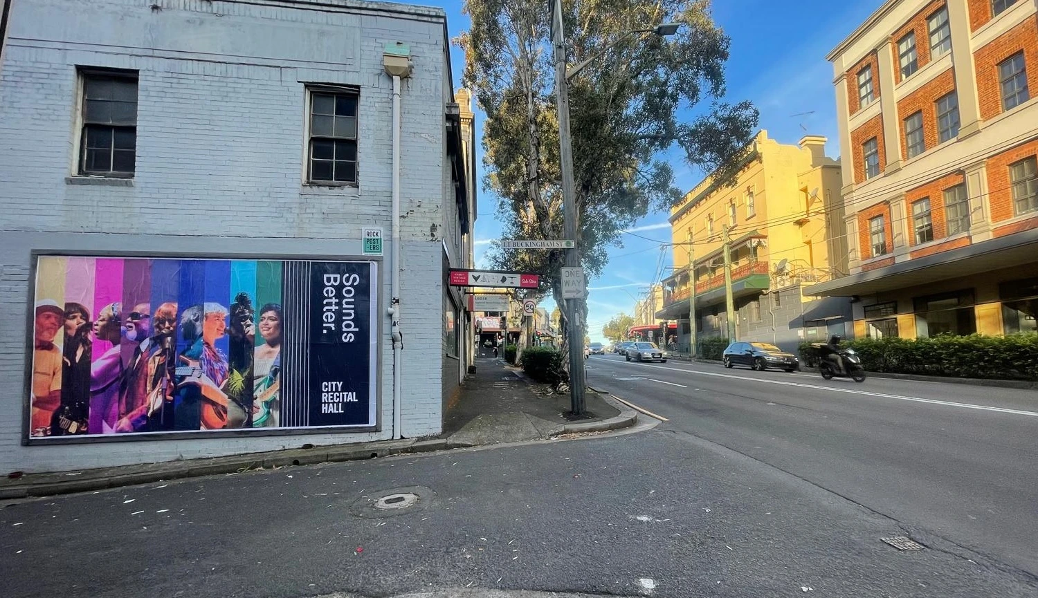 City Recital Hall Billboard Campaign