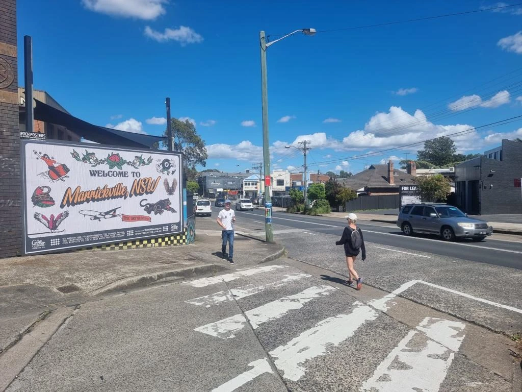 Victoria Road Marrickville NSW - wheatepaste poster