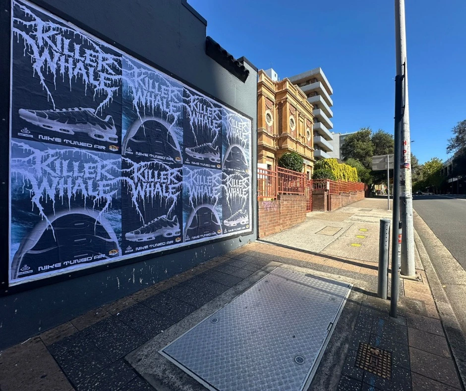 Foot Locker Australia - street poster campaign with Rock Posters