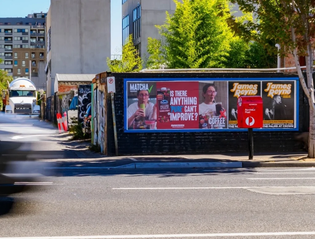 melbourne street poster campaign - james reyne