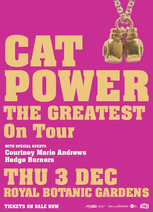 cat power the greatest on tour street poster