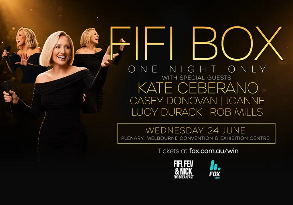 fifi box one night only street poster 