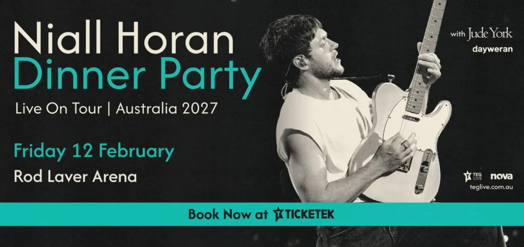 niall horan dinner party australian tour 2027 melbourne street poster billboard